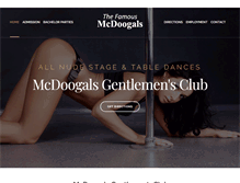Tablet Screenshot of mcdoogals.com